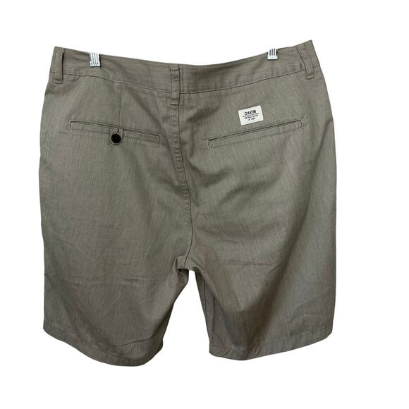 Katin Men's Shorts Size 34 American Surf Company Taupe Khaki Brown Utility Hike - Picture 3 of 9